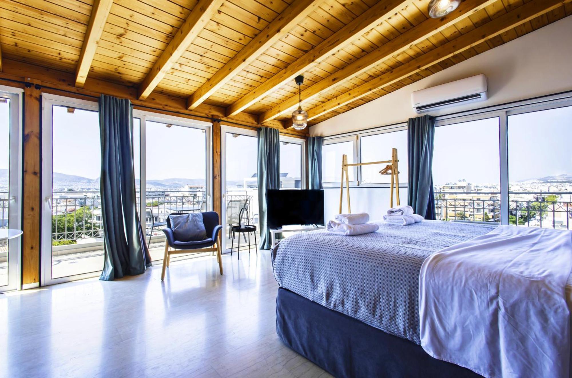 Lis153 By Smart Cozy Suites - Top Floors With Amazing City View - Available 24Hr Athena Bagian luar foto